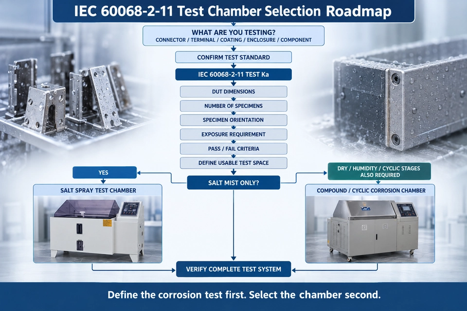 IEC 60068-2-11 salt spray test chamber selection roadmap